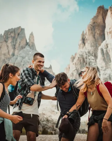 Amici sassolungo dolomiti